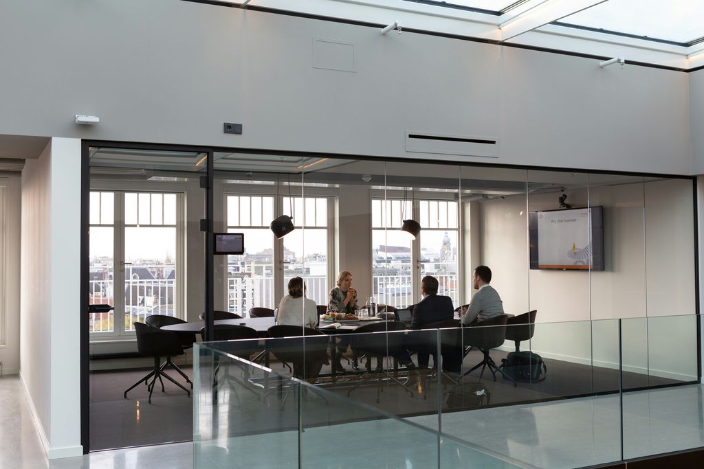 People in a business meeting